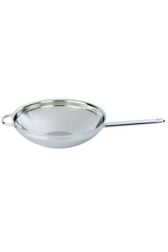 Demeyere Apollo wok 32cm RVS met tegengreep