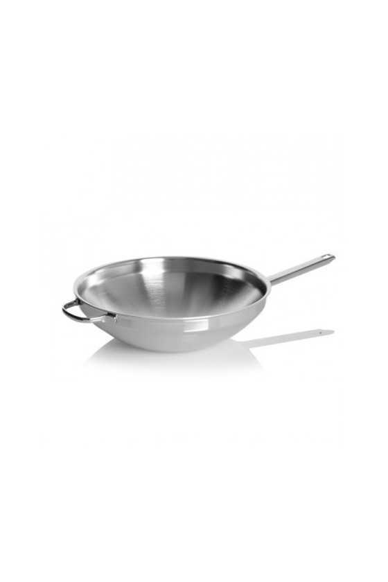 Demeyere Apollo wok 32cm RVS met tegengreep