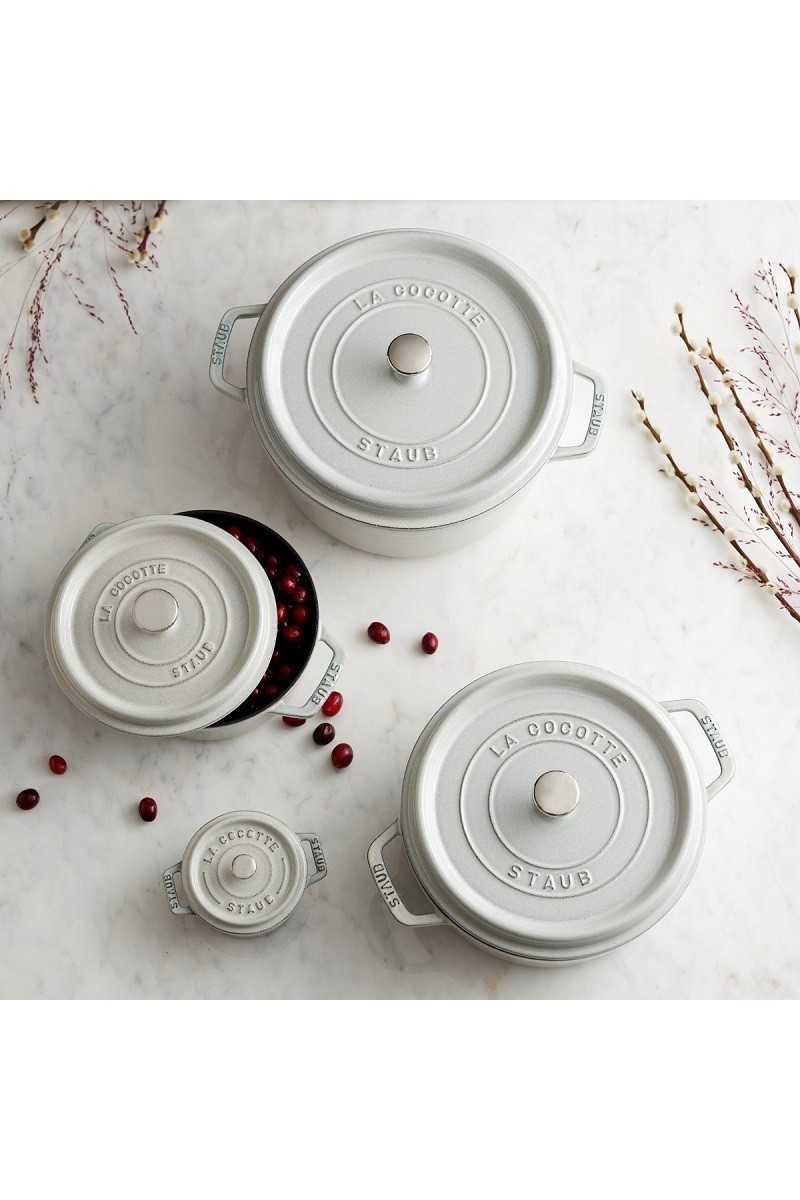 Staub Truffle White braadpannen serie