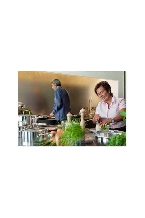 Demeyere Atlantis cooking pot 18cm - energy-saving cooking on induction