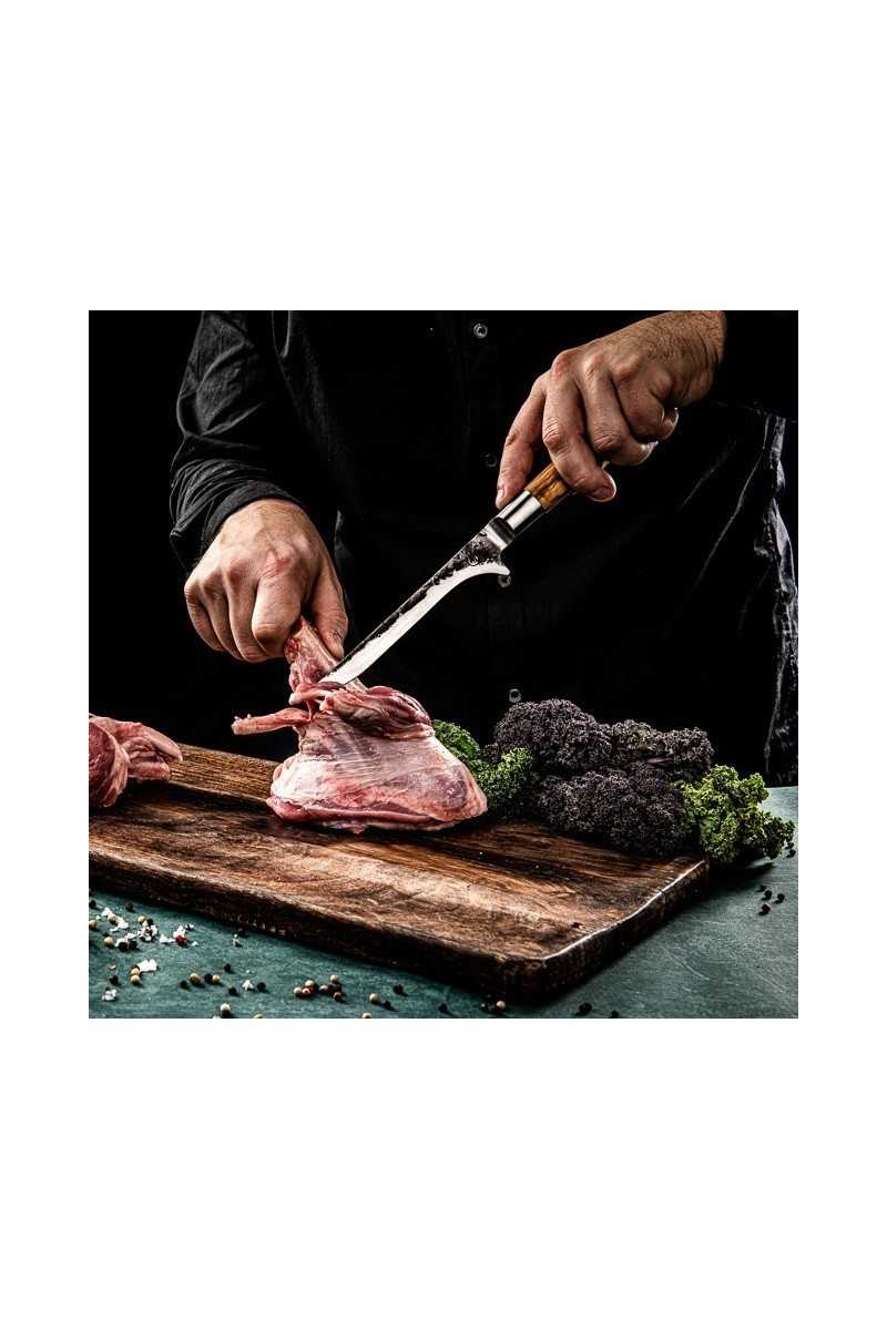 Forged Olive uitbeenmes