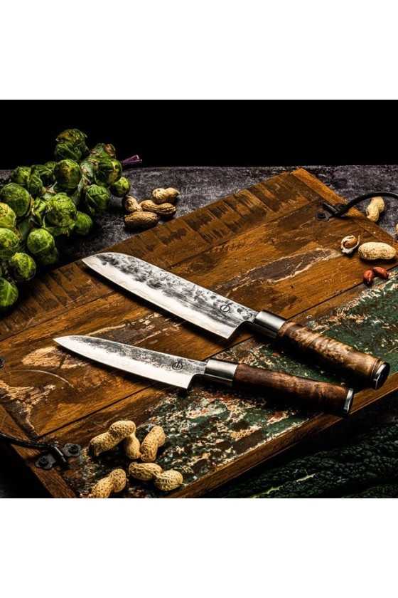 Forged VG10 Santokumessen, 18 en 14cm