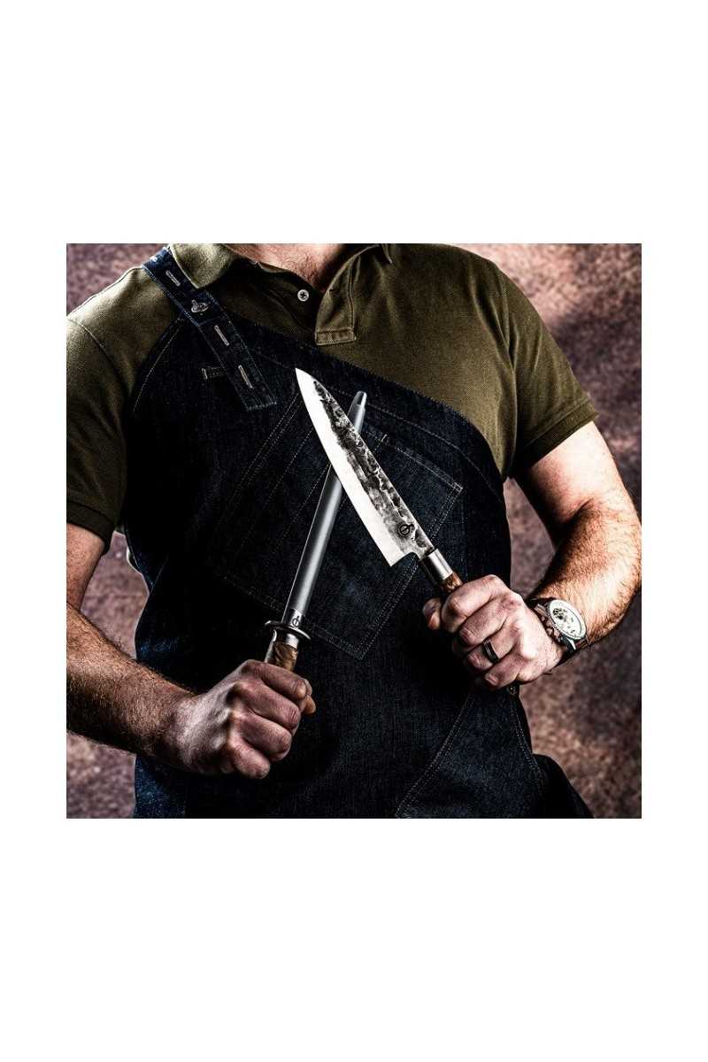 Forged VG 10 Aanzetstaal  diamant