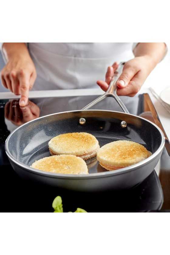 Demeyere Alu Pro 5 Ceraforce Koekenpan -met de beste Keramische anti -aanbaklaag