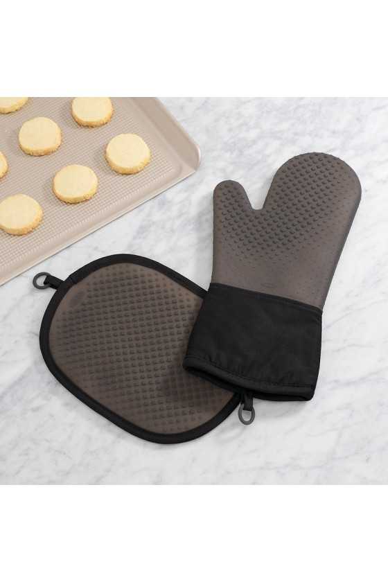 OXO Ovenwant siliconen, anti-slip zwart