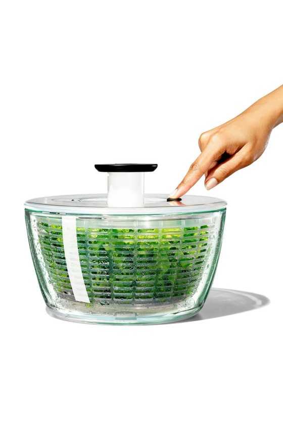 OXO Salad spinner, glass