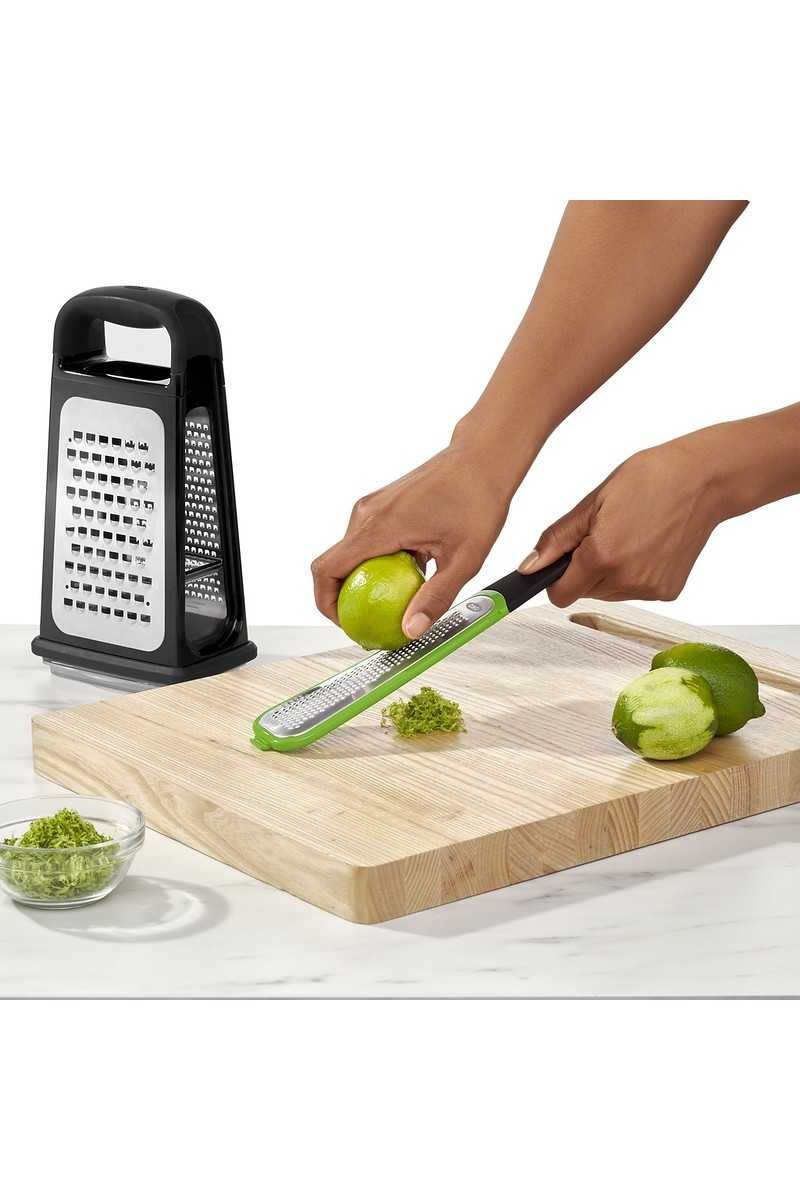 OXO Grater, with reservoir and zester