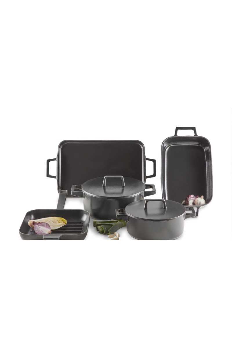 Habonne Baron braadpan 23cm 3L + deksel zwart