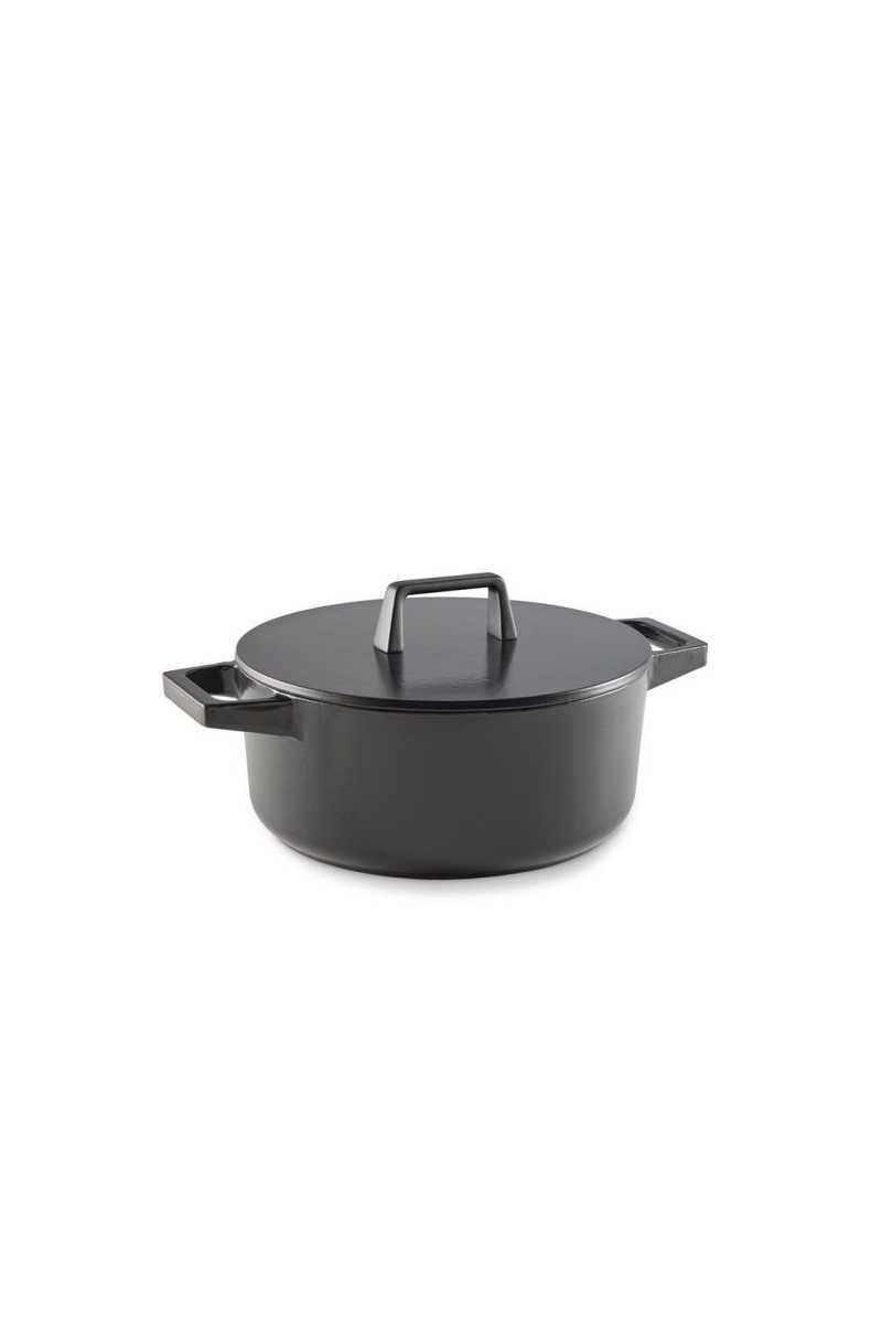 Habonne Baron braadpan 23cm 3L + deksel zwart Habonne Baron braadpan 23cm 3L + deksel zwart