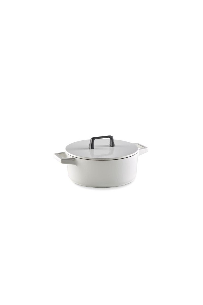 Habonne Baron braadpan wit 23cm 3L + deksel wit