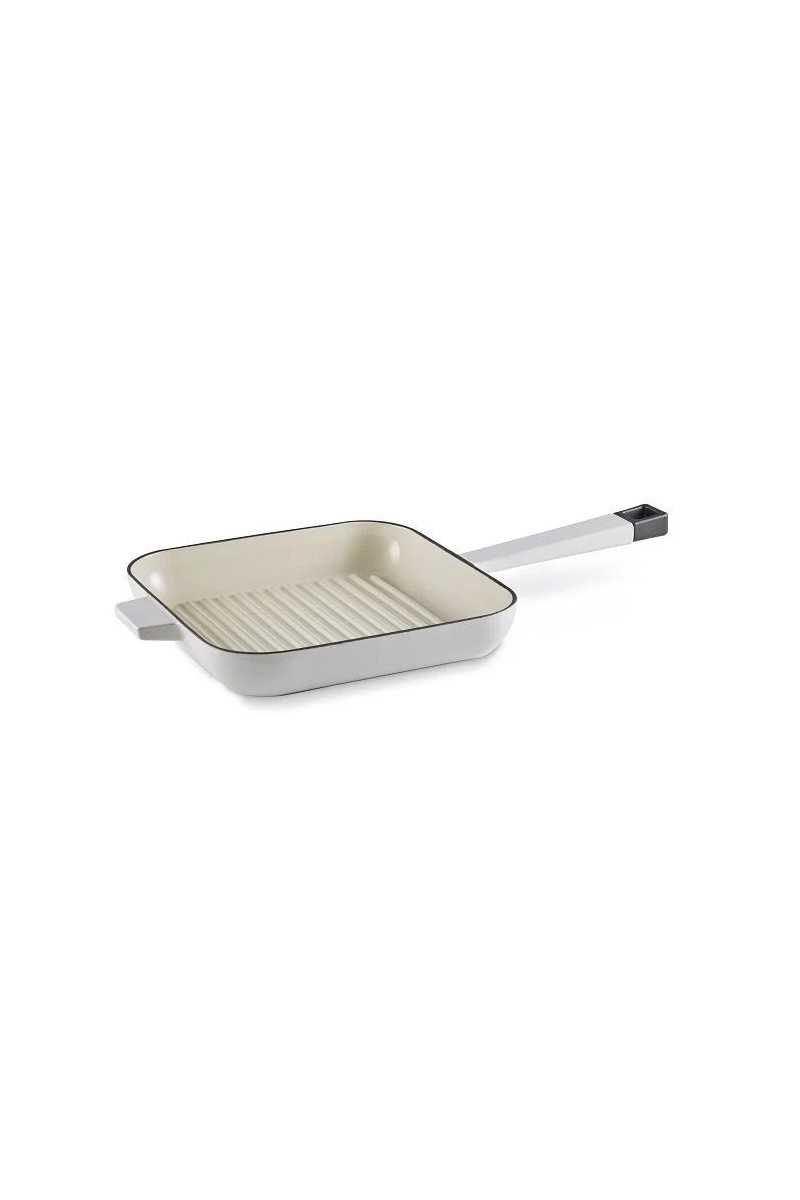 Habonne de Baron - grillpan 25x25 cm, wit Habonne de Baron - grillpan 25x25 cm, wit