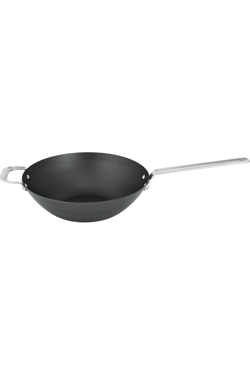 SCANPAN 30 cm wok in hoes - Black Iron