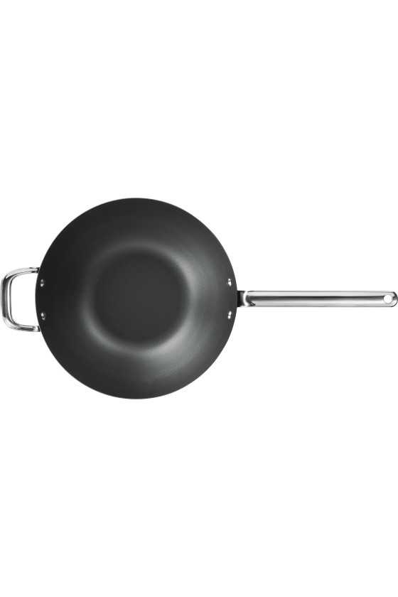 SCANPAN 30 cm wok in hoes - Black Iron