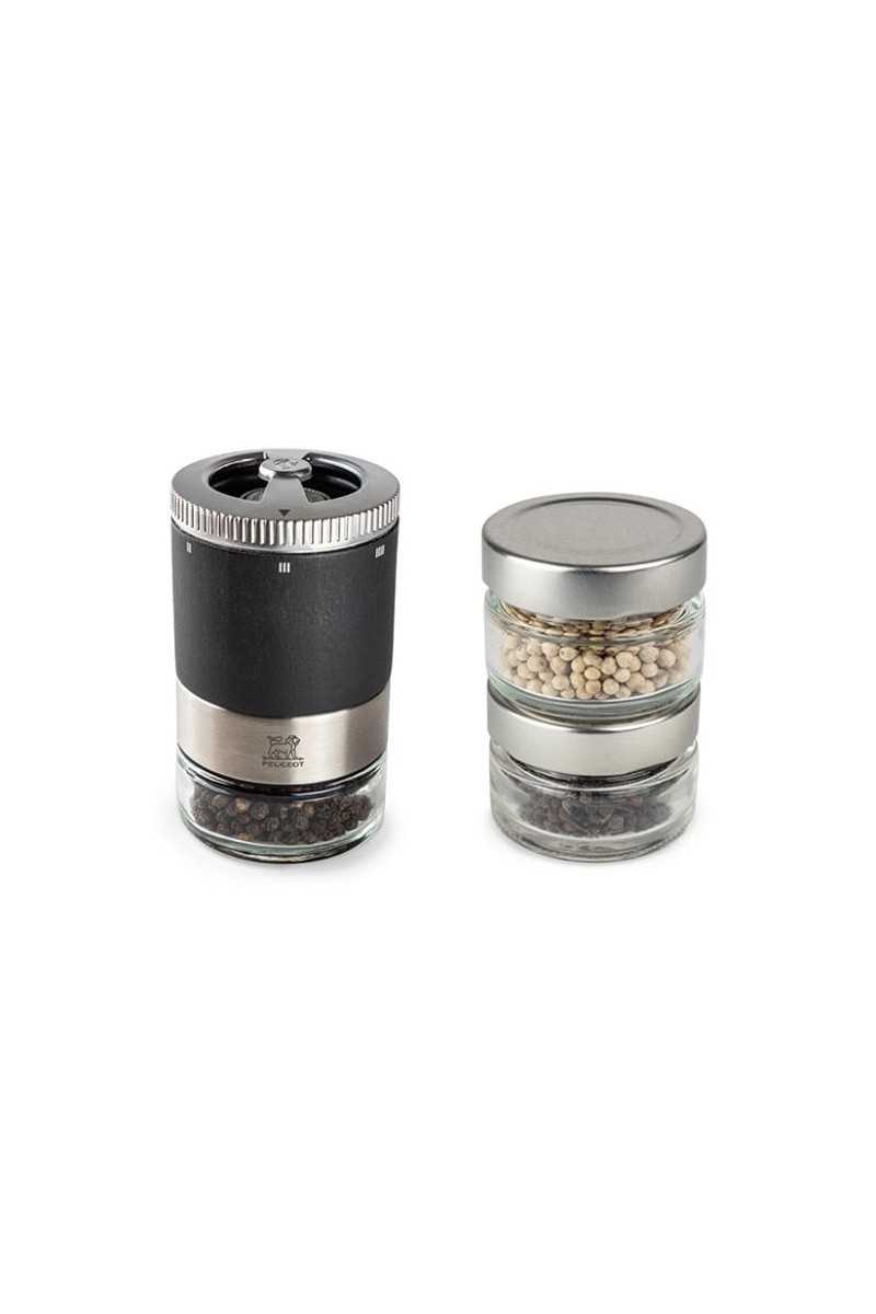 Peugeot u'Select Maestro Pepper Mill gift box + 3 Types of Pepper