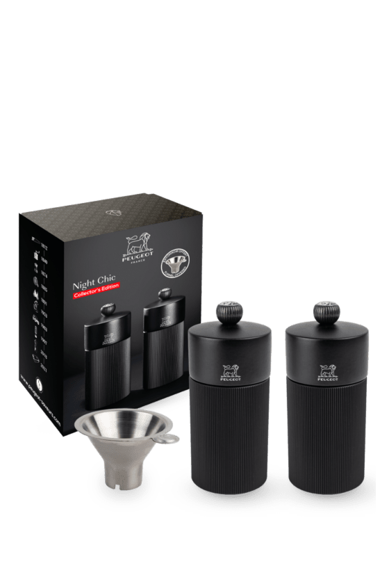Peugeot Night Chic Geschenkdoos Manueel peper- en zoutmolenstel