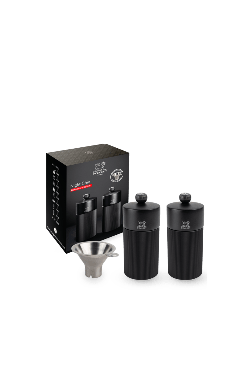 Peugeot Night Chic Gift Box Manual pepper and salt mill set Peugeot Night Chic Gift Box Manual pepper and salt mill set