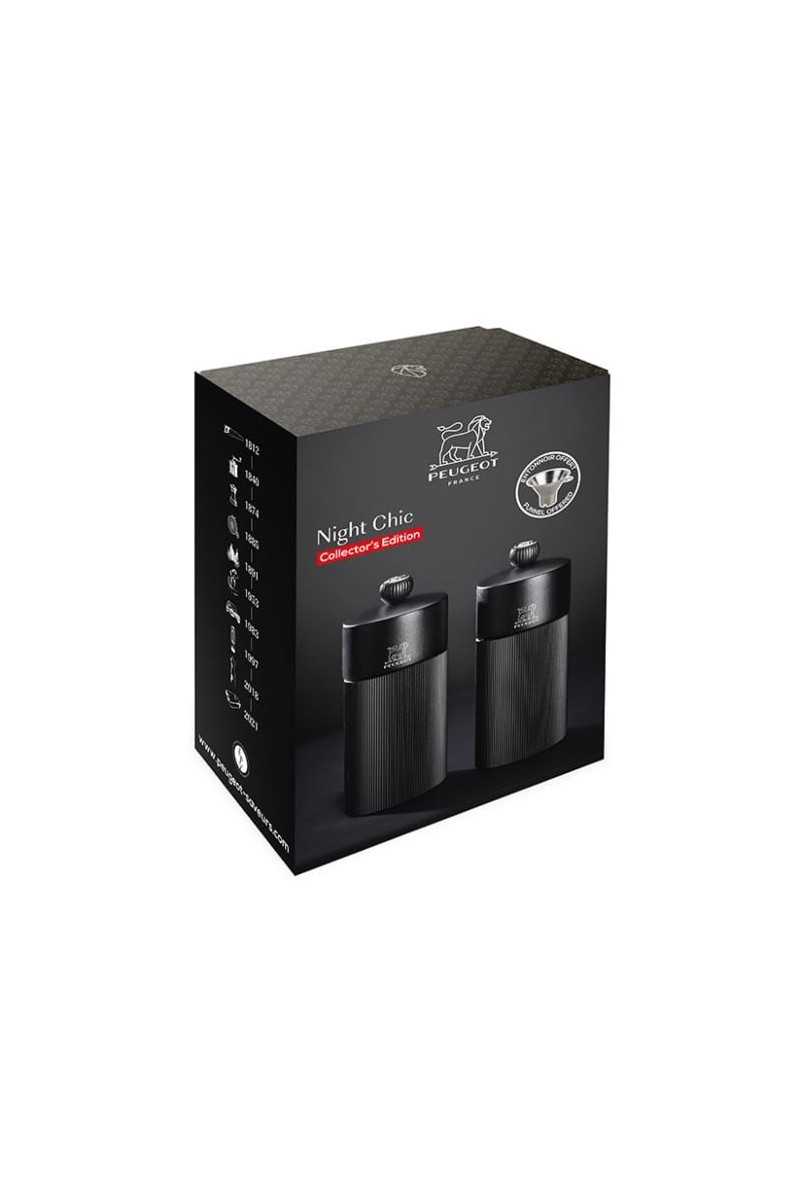 Peugeot Night Chic Geschenkdoos Manueel peper- en zoutmolenstel