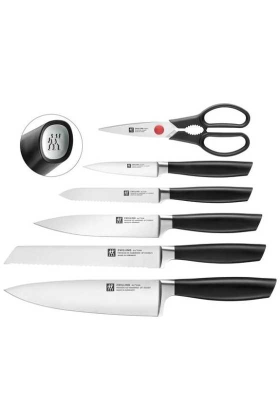 Zwilling All Star Messenblok met slijpfunctie, 7  delig.