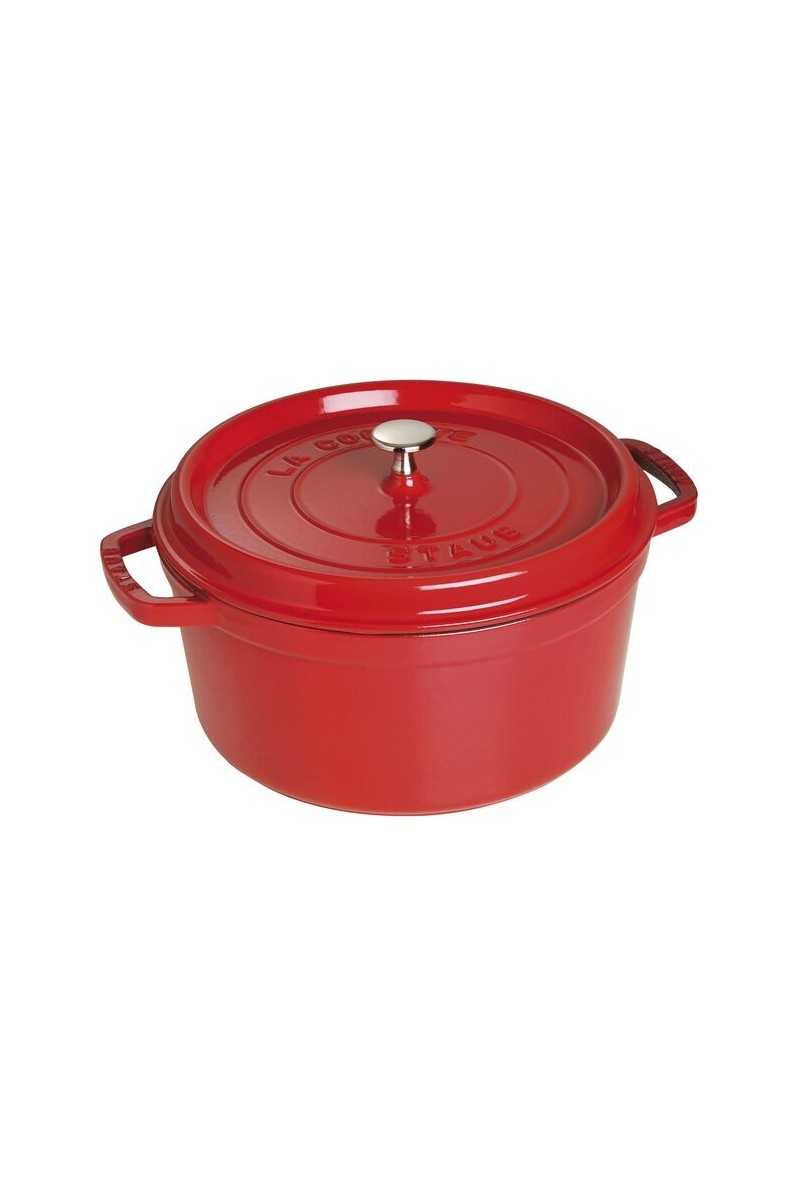 Large Staub casserole red 30cm Large Staub casserole red 30cm