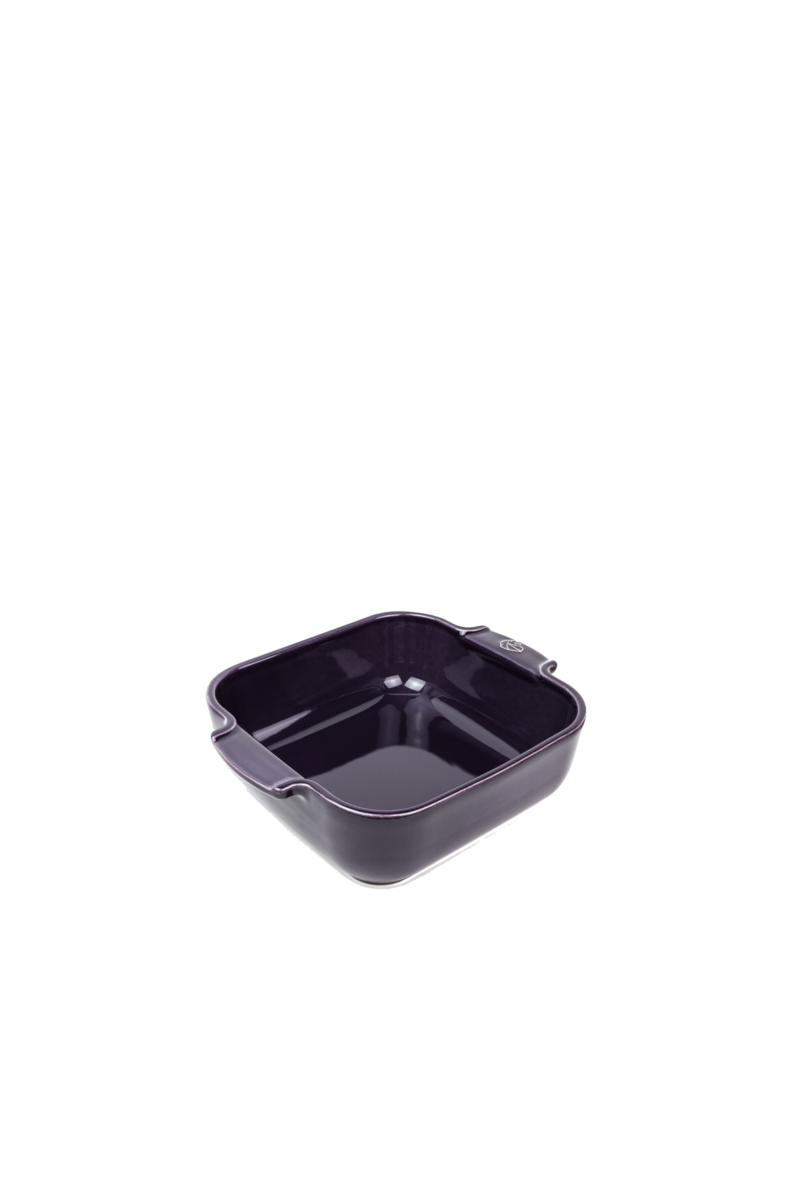 Peugeot vierkante ovenschaal 21cm aubergine