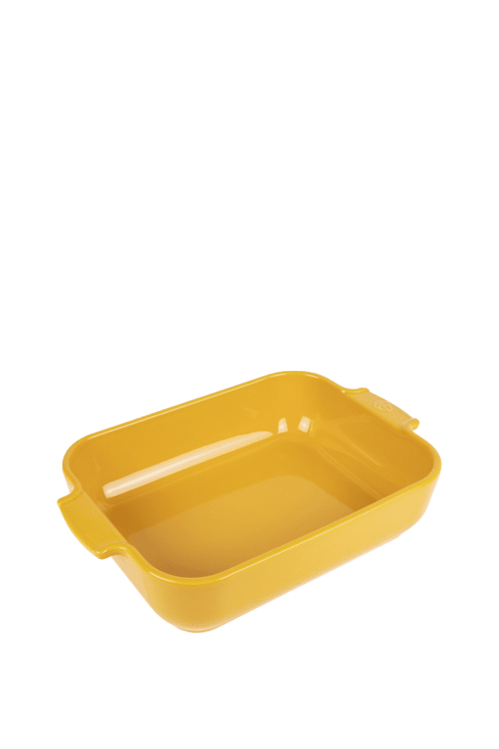 Peugeot Appolia rechthoekige ovenschaal 32cm Saffraangeel