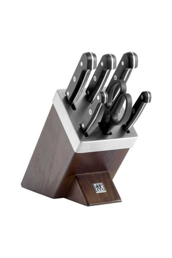 Zwilling Gourmet Knife Block with Sharpening Function 7-piece