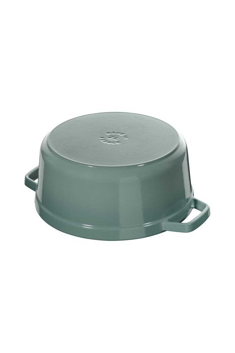 Staub Cocotte casserole 28cm round eucalyptus