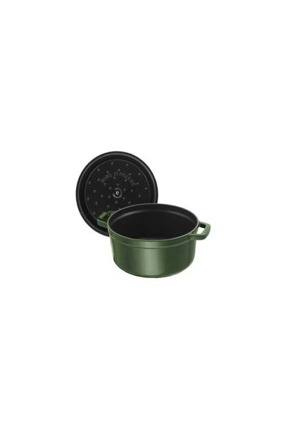 Staub Cocotte casserole 26cm round basil