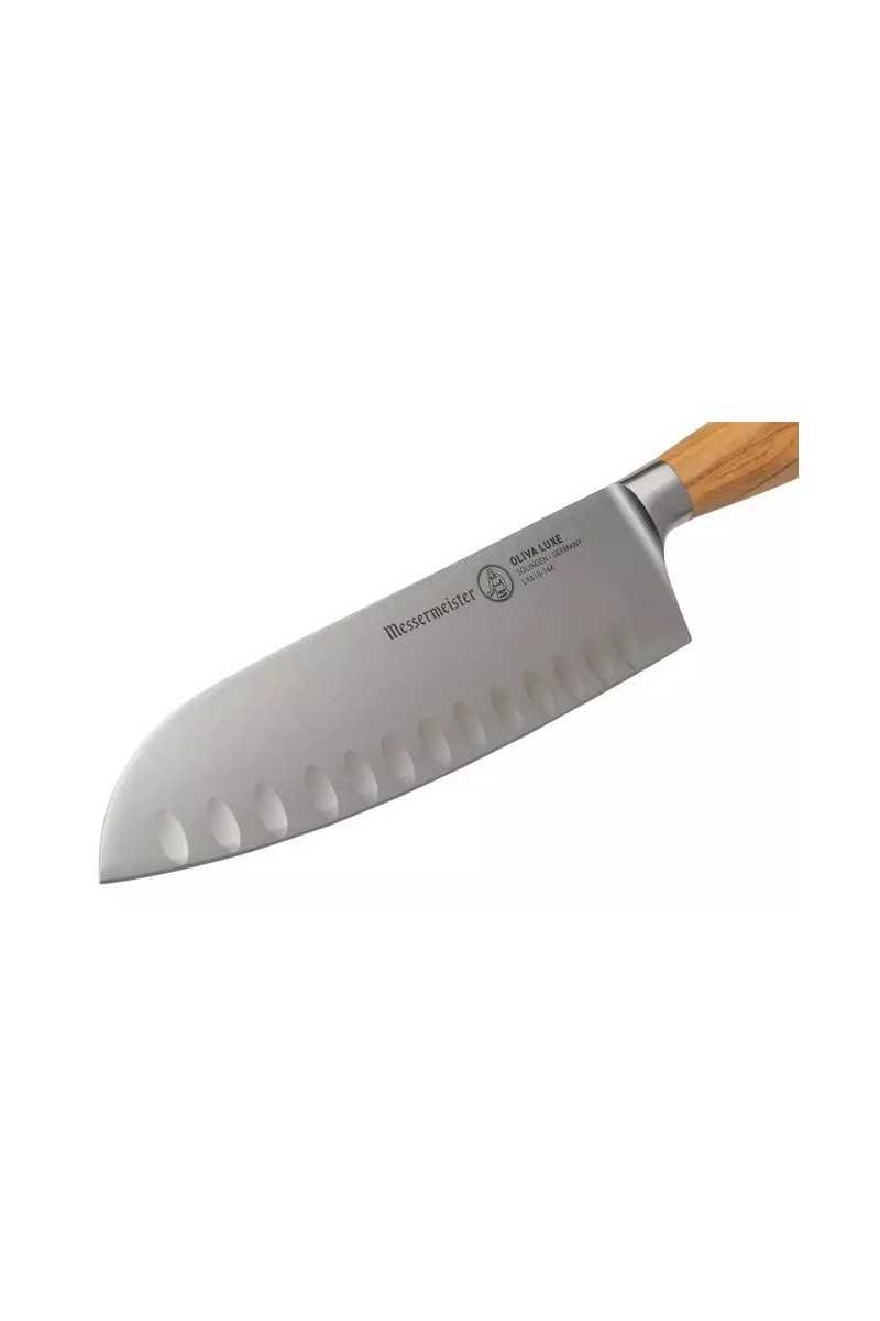 Messermeister Oliva Luxe 16cm Santoku with dimples