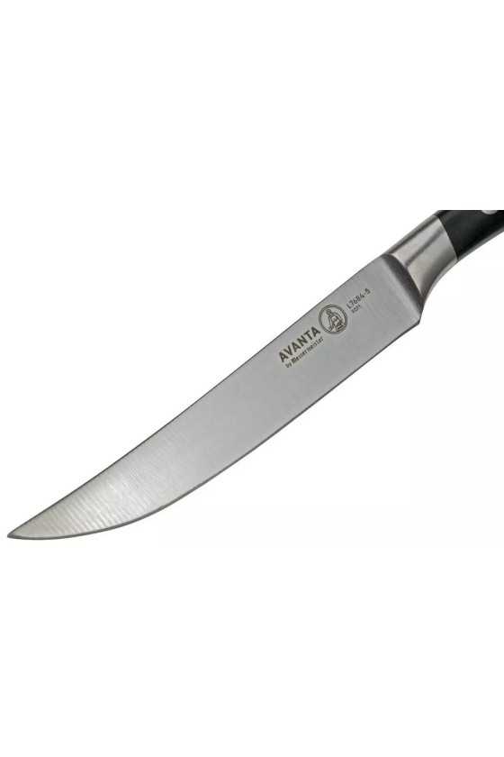 Messermeister Avanta Steakmessenset 4-delig zwart