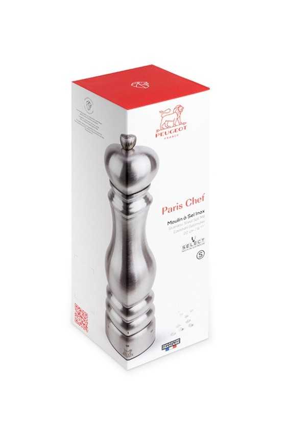 Peugeot Paris Chef u'Select 22cm Salt Mill Stainless Steel