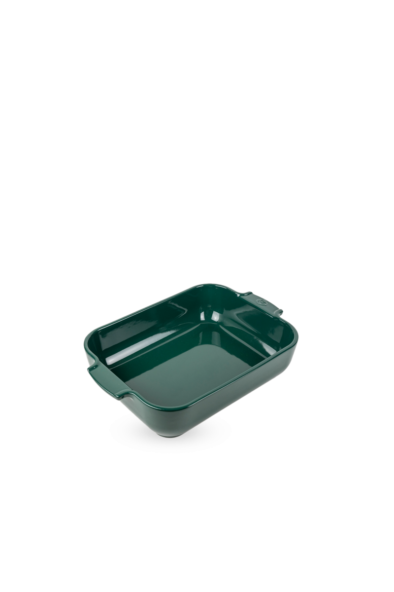 Peugeot Appolia rechthoekige keramische ovenschaal 32cm Bosgroen