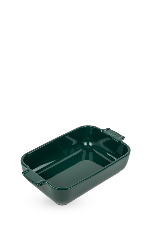 Peugeot Appolia rectangular ceramic oven dish 22cm forest green