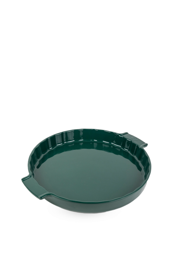 Peugeot Appolia ceramic pie dish 30cm forest green