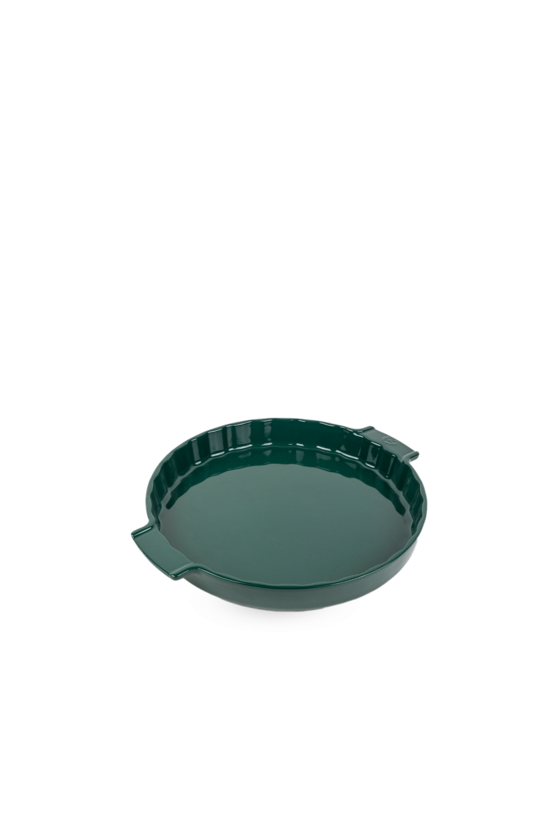 Peugeot Appolia ceramic pie dish 30cm forest green