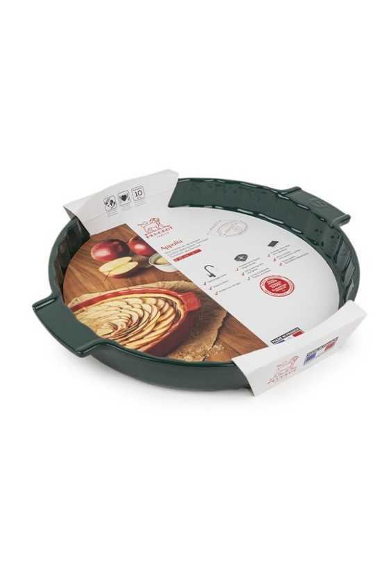 Peugeot Appolia keramische taartschaal 30cm Bosgroen