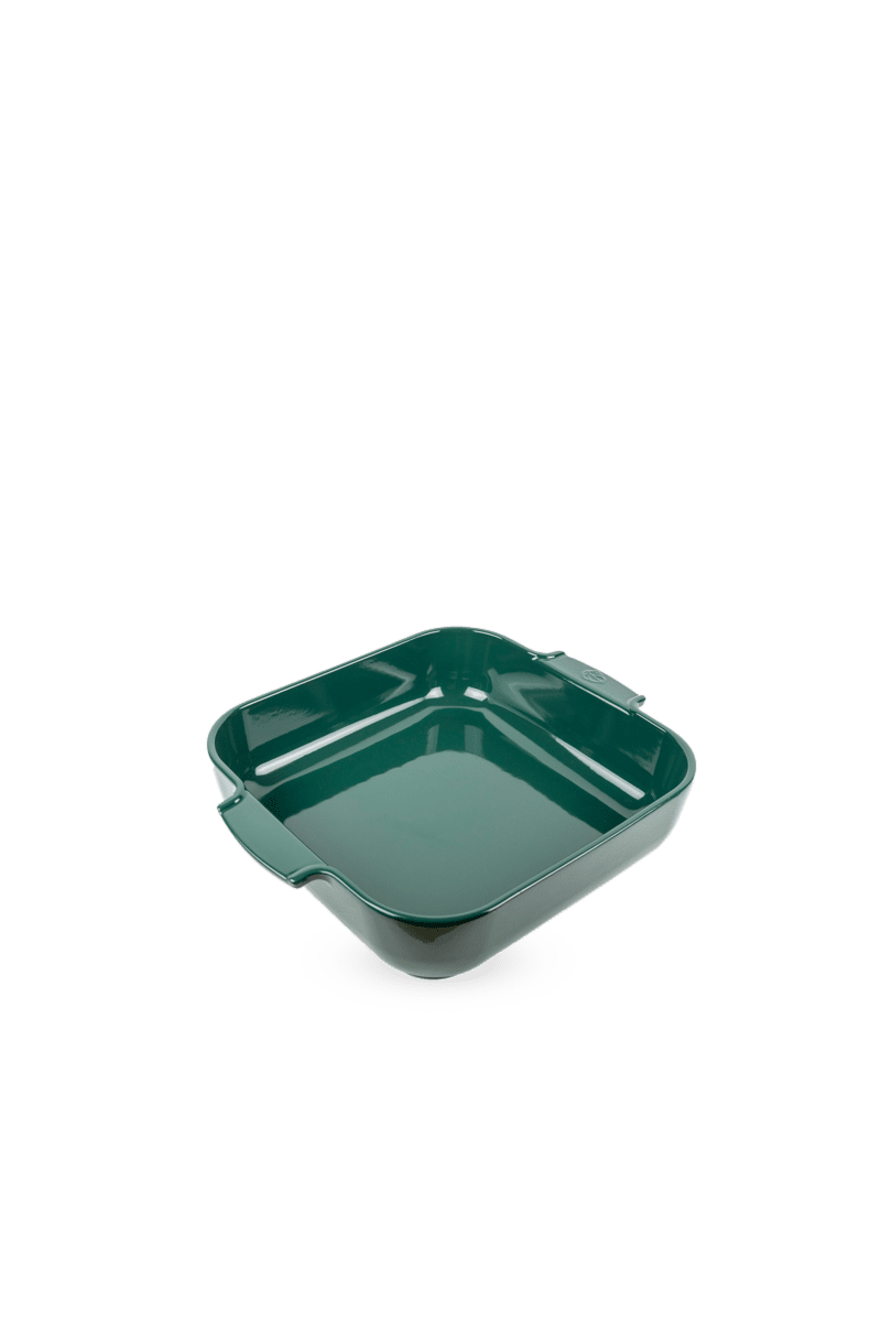 Peugeot Appolia square ceramic oven dish 36cm forest green