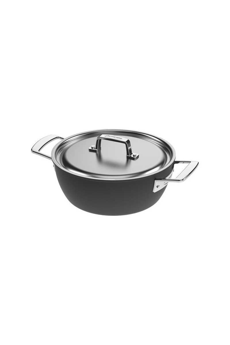 Demeyere Black 5 24cm Conische sudderpan met deksel