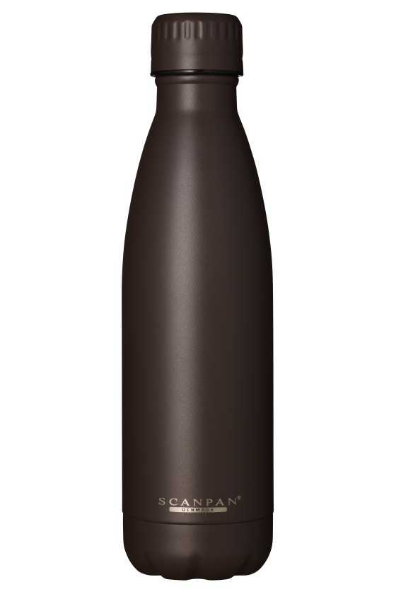SCANPAN TO GO thermo bottle 500ml Brown Granite