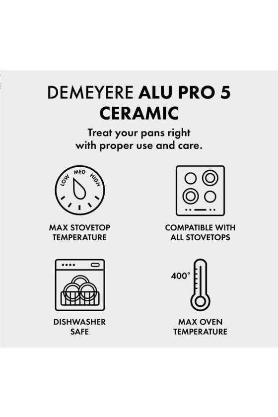 Beste Teflonvrije Keramische Koekenpan-Demeyere Alu Pro Ceraforce 28cm