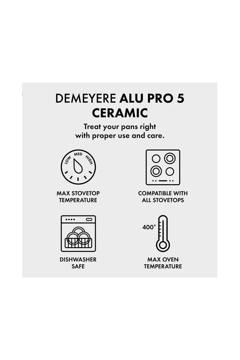 Beste Teflonvrije Keramische Koekenpan-Demeyere Alu Pro Ceraforce 28cm