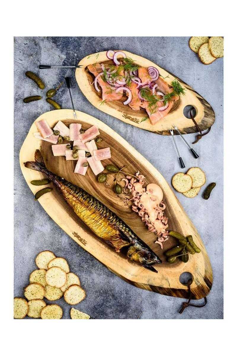 Serveerplank Acaciahout Ovaal Medium