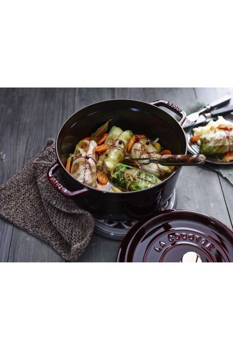 Staub La Mer 26cm-zeeblauw geëmailleerde gietijzeren braadpan