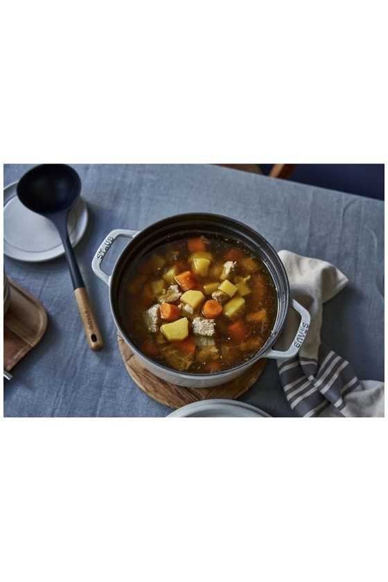 Staub La Mer 26cm-zeeblauw geëmailleerde gietijzeren braadpan