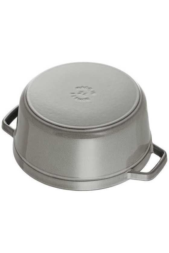 Staub La Mer 26cm sea blue enameled cast iron casserole