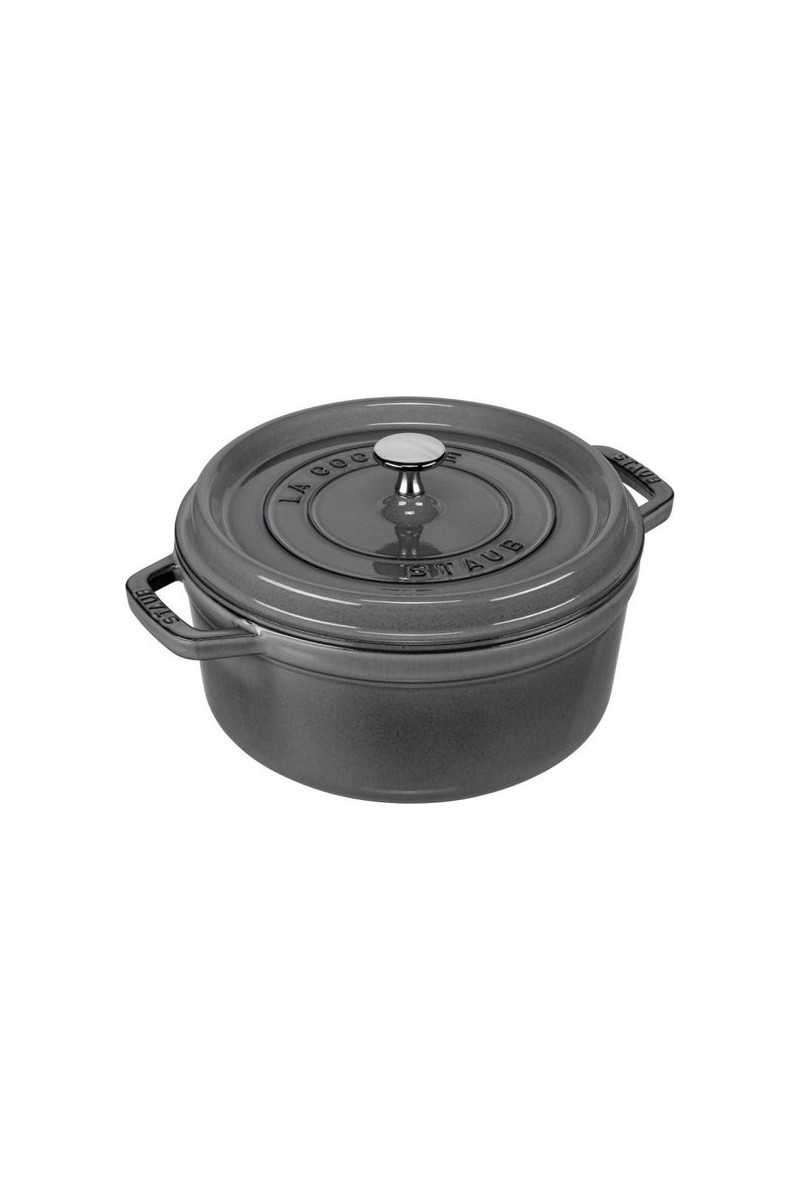 Staub La Mer 26cm sea blue enameled cast iron casserole