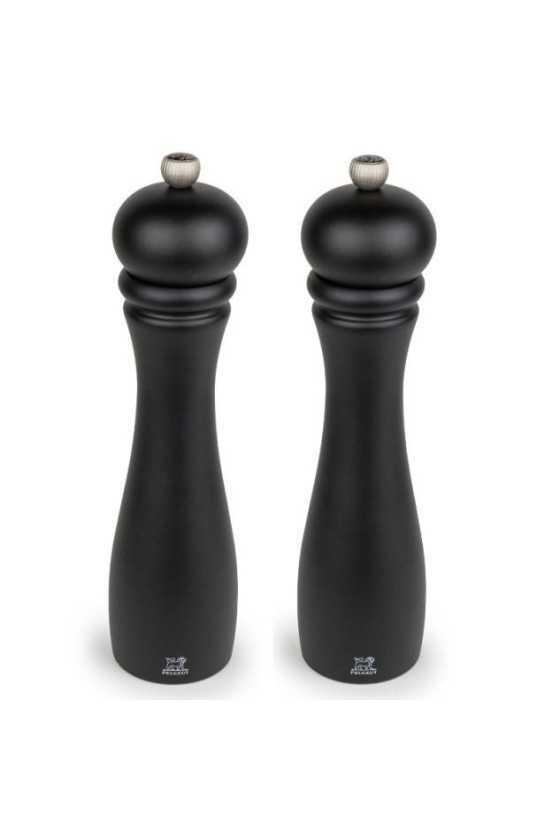 Peugeot Checkmate 25cm zoutmolen mat zwart hout