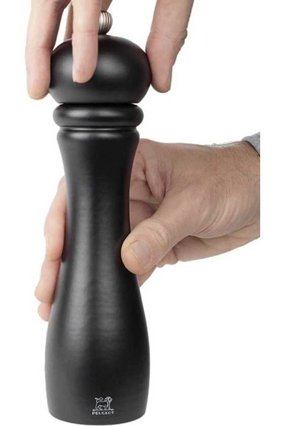 Peugeot Checkmate 25cm zoutmolen mat zwart hout