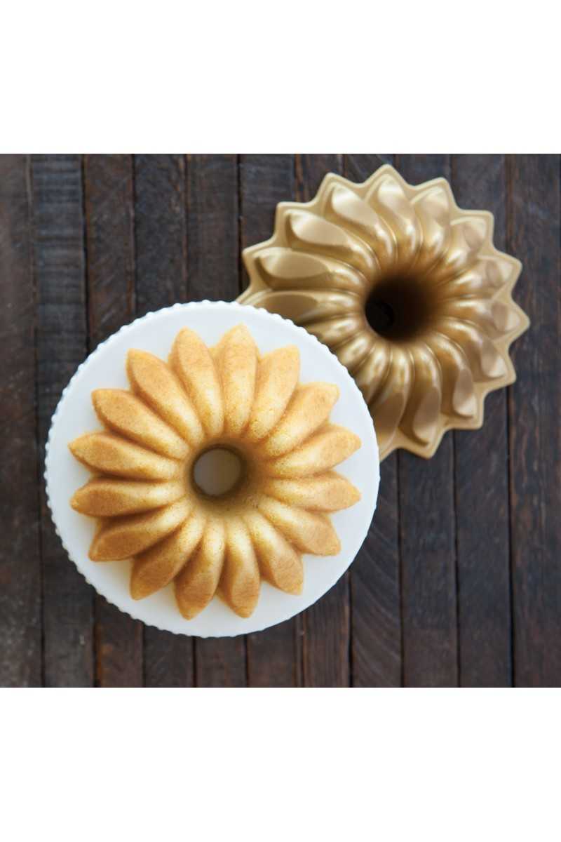 Nordic Ware Gold Lotus bundt pan