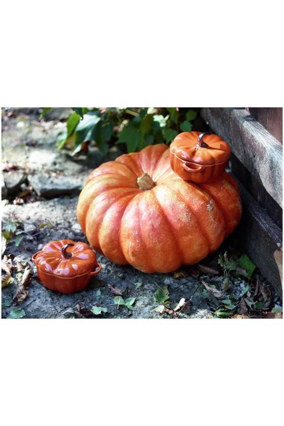 Staub cocotte pompoen keramiek 12cm Kaneel